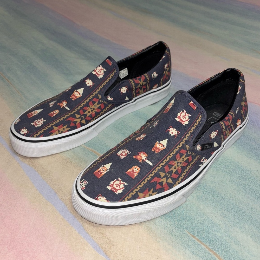 VANS X NINTENDO Zelda Parisian Night Slip Ons men’s size 10